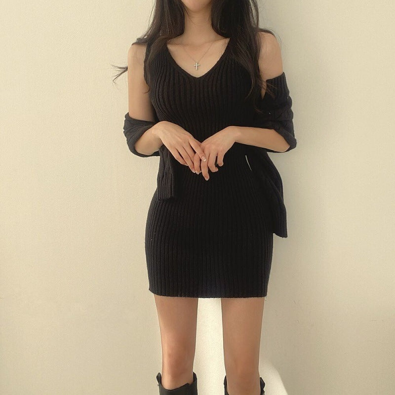 Laurel Knit Two-Piece Sweater Dress Set