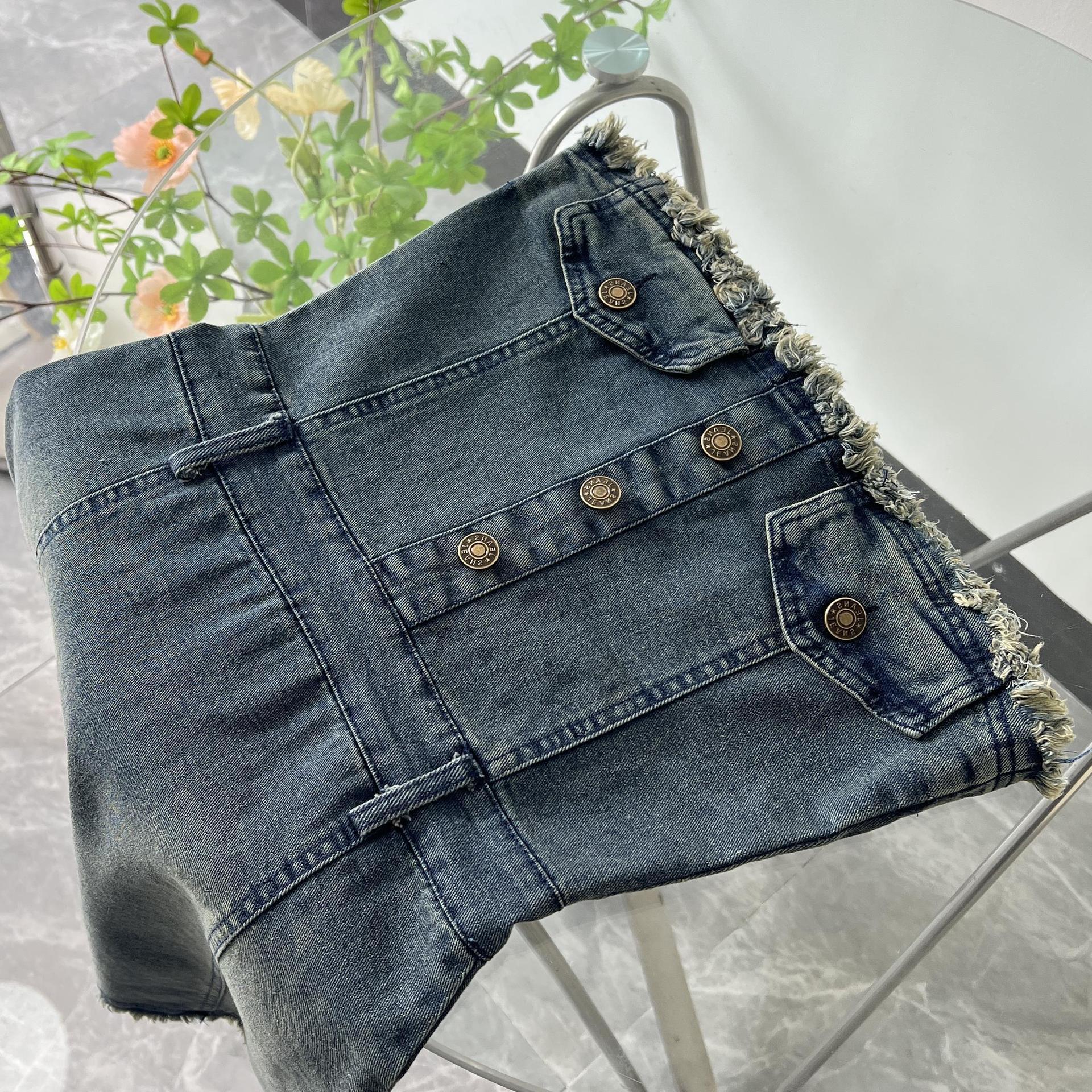 Robe mini bustier en jean Lila Edge Play