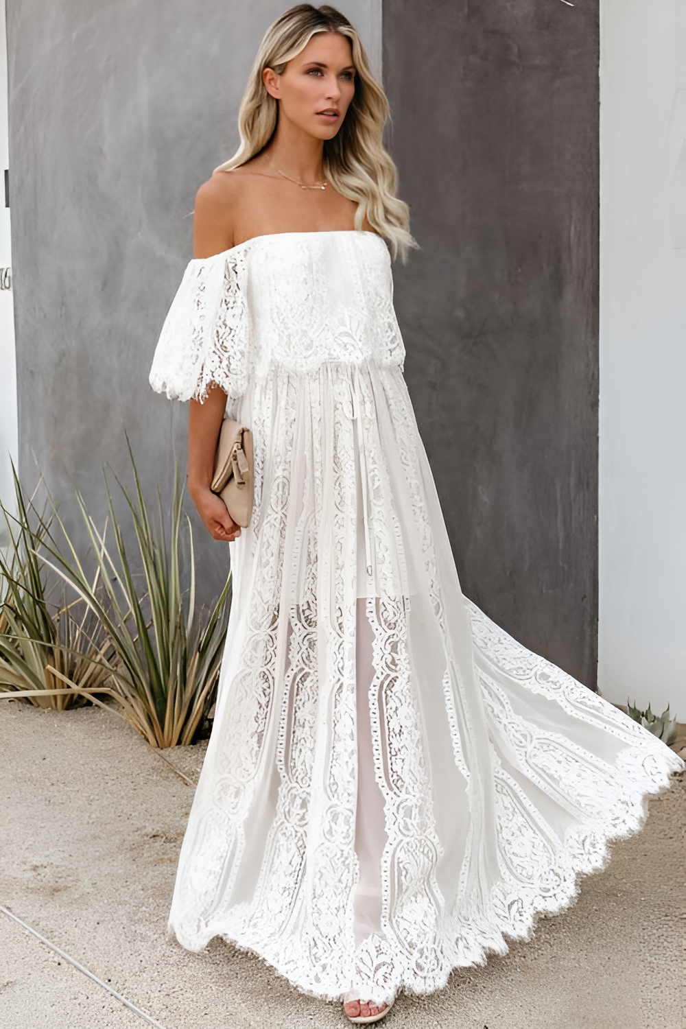 Celestia Lace Radiance Gown