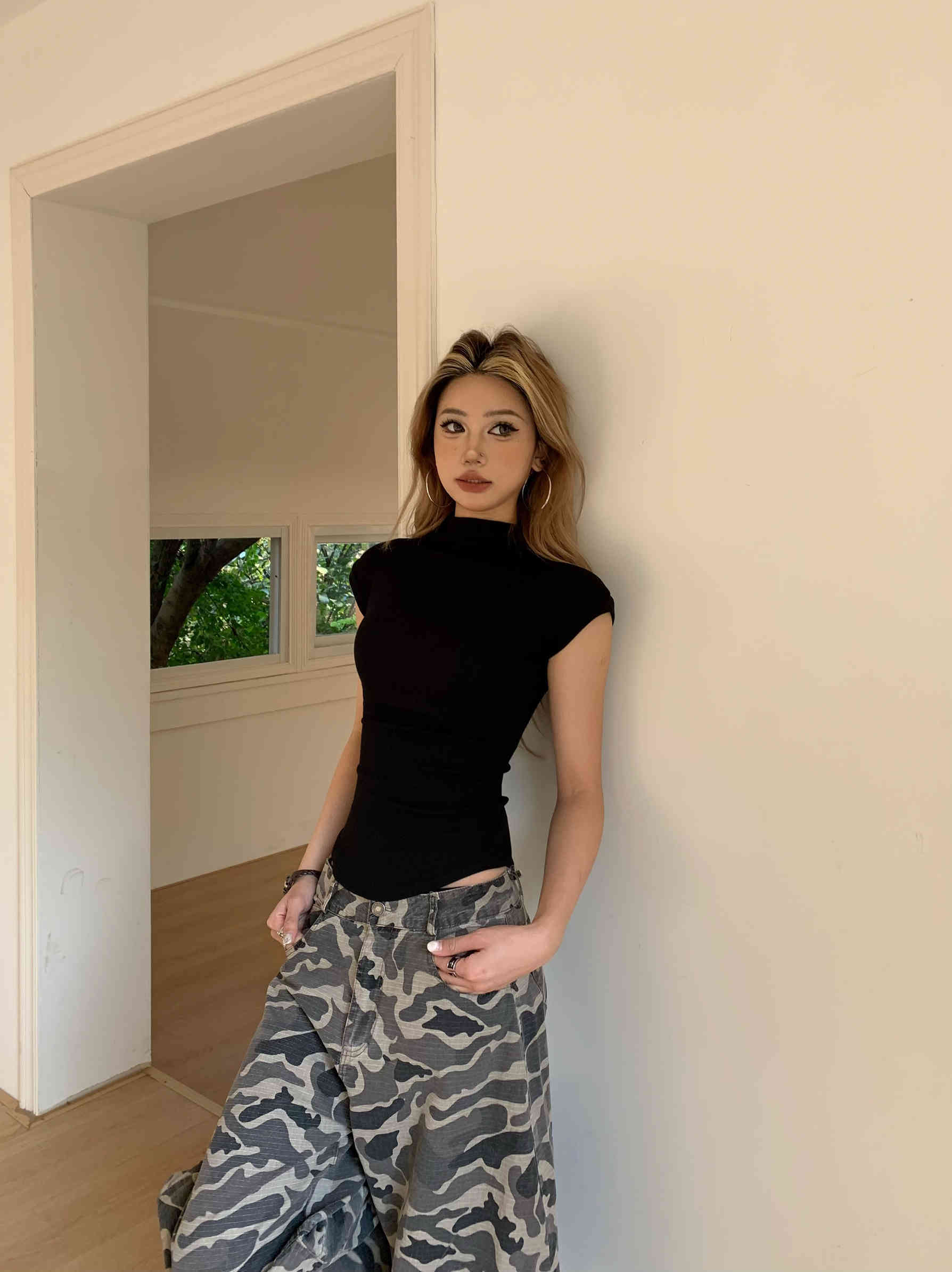 Chic Chill Sleeveless Turtleneck