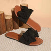 Bow Knot Decor Flat Sandals