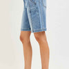 RISEN 2-Button Slouchy Jorts with Pockets