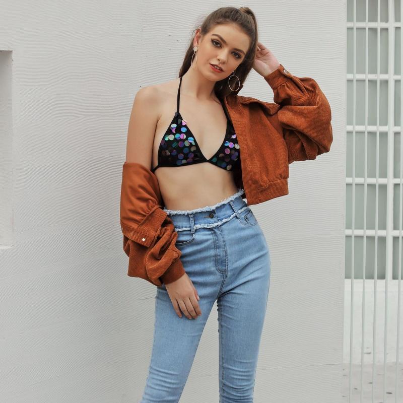 Bulls Corduroy Cropped Jacket