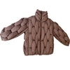 Woven Twisted Down Cotton-padded Jacket