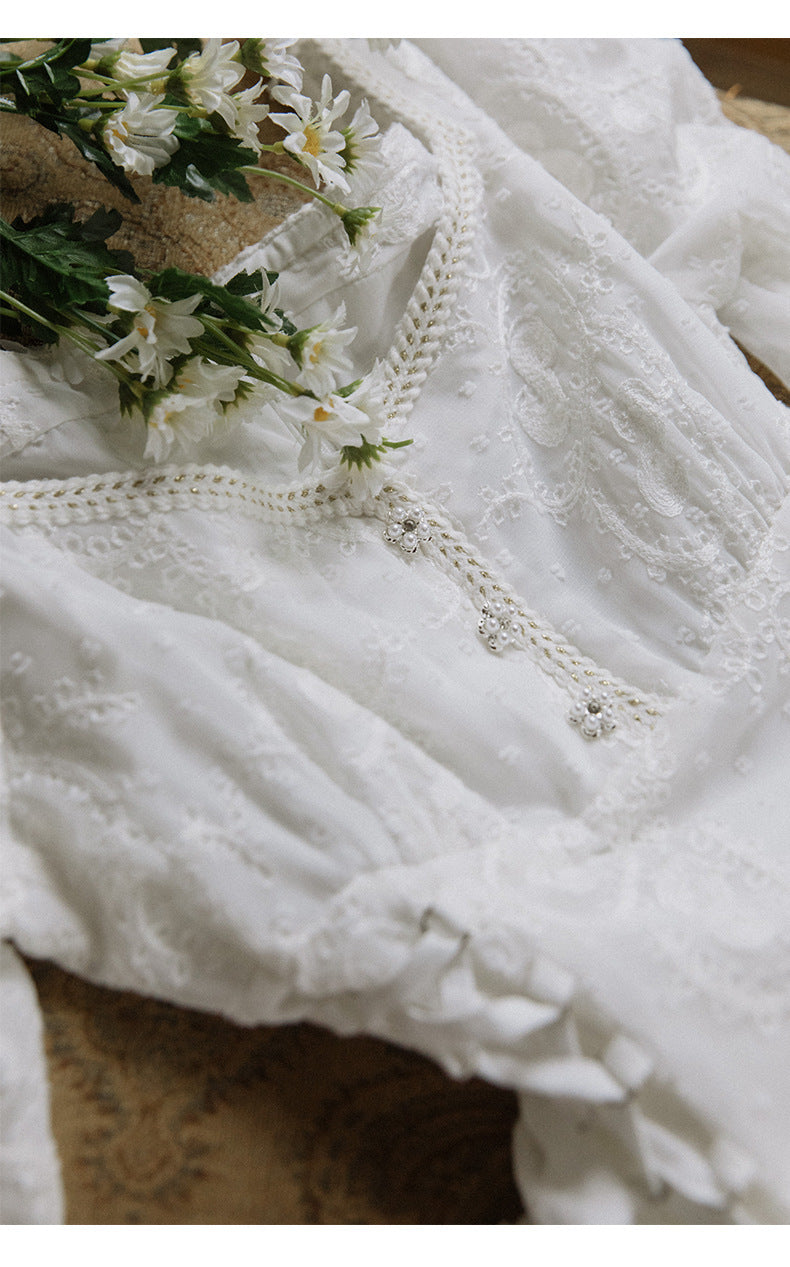 Robe blanche romantique First Love