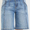 RISEN 2-Button Slouchy Jorts with Pockets