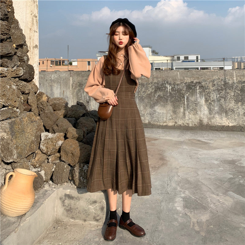 Autumn Reverie Karowesten-Kleid-Set