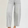 RISEN Slouchy Cropped Barrel Jeans