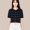 Tokyo Ease Quarter Spliced Pullover Top