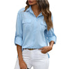 Chic Cotton Button-Up Loose Shirt