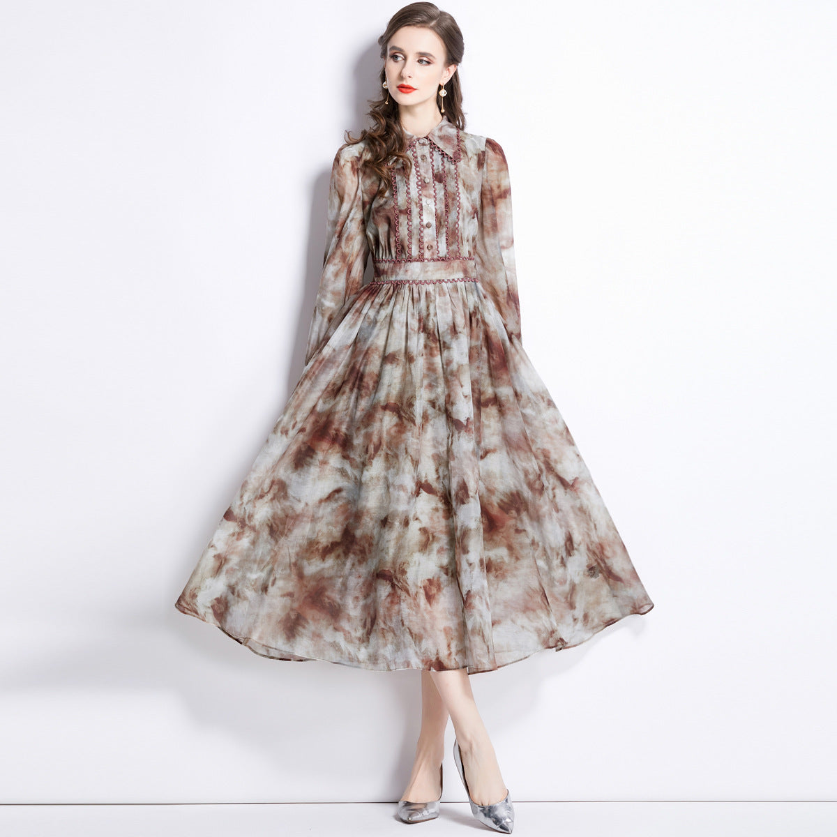 Sunset Sketch Maxi Dress