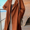 Water Ripple Double-faced Cashmere Trench Coat