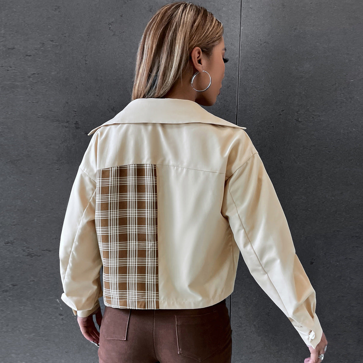 Preppy Chic Lapel Coat