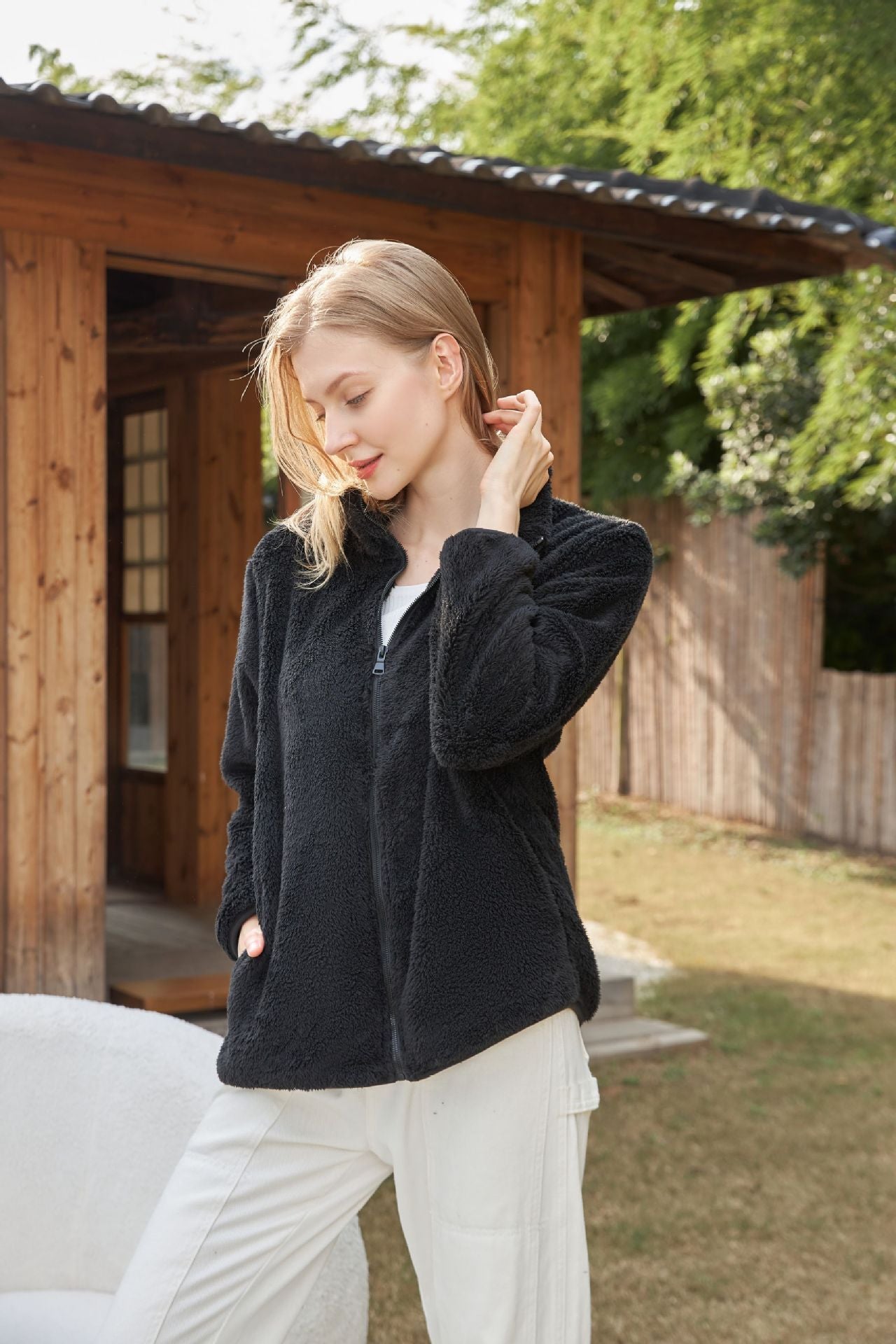 Panda Pop Velvet Coat"