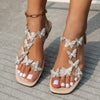 Butterfly Crystal Sandals