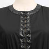 Lace-Up Corset Sleeveless Midi Dress
