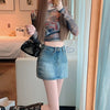 Pretty Casual   Denim Mini Skirt