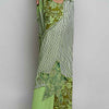 POL Striped Floral Patchwork Wide leg Pants with Side Big Star Patch