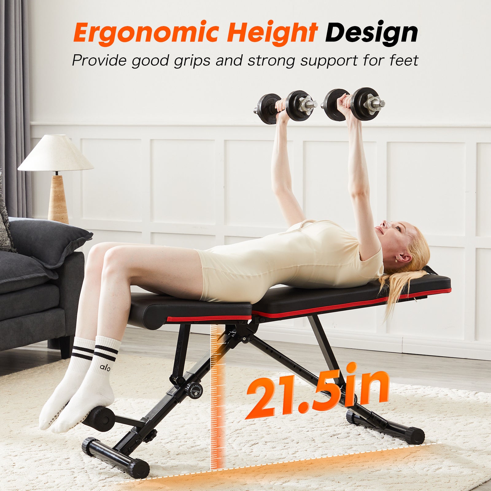 Adjustable Weight Bench – 795 LBS Capacity