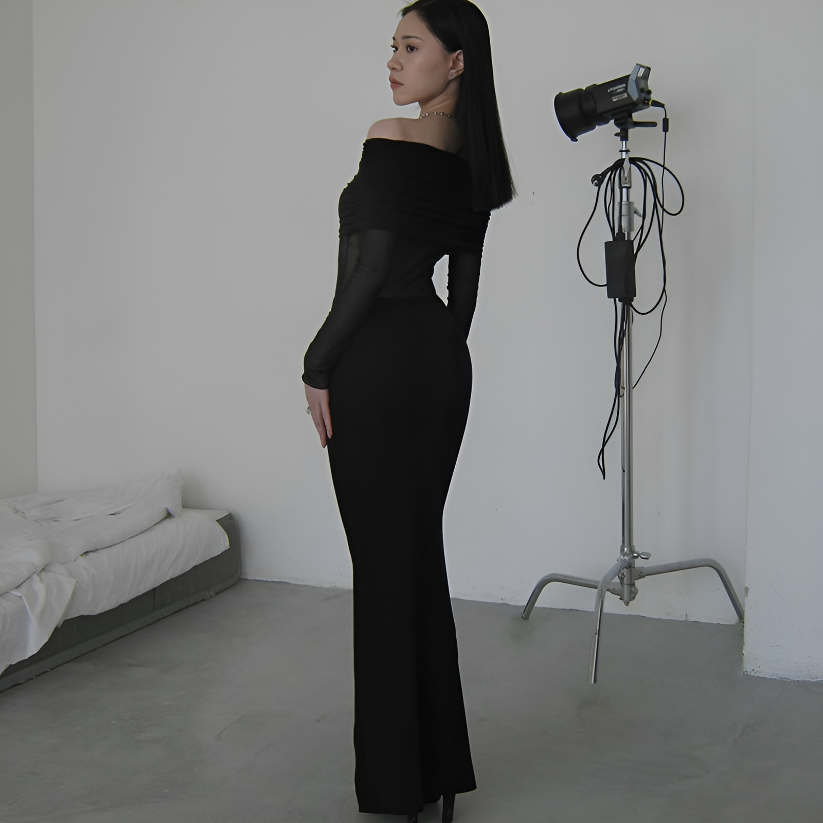 Starlust Siren Off-Shoulder Gown