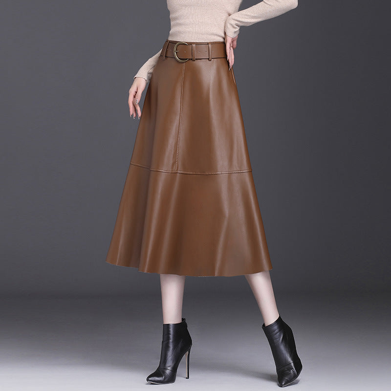 Avalon Faux Leather Skirt