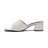Midnight Luxe Croc Mule open Toe Block Heels