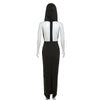 Enigma Hooded Backless Dress