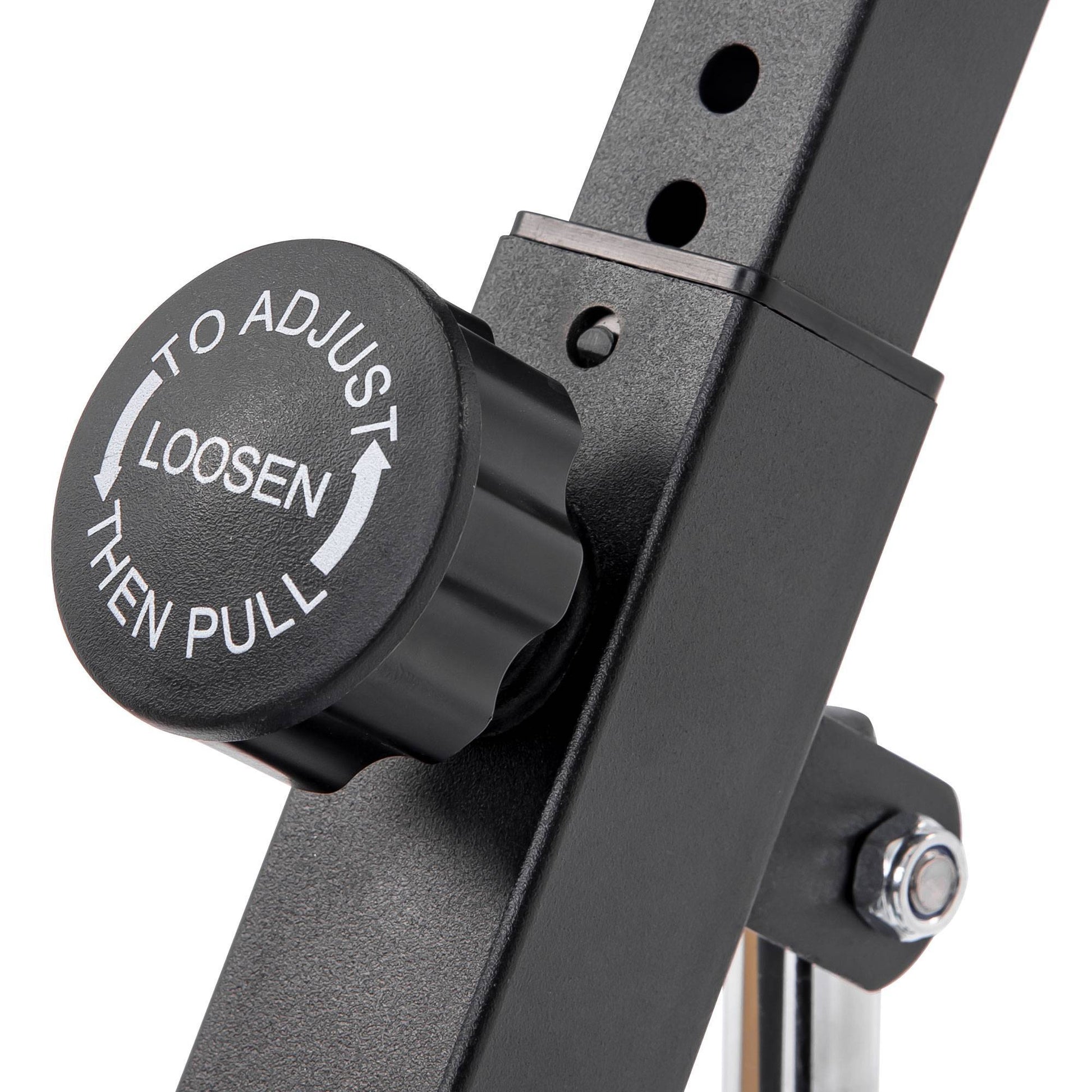 Klappbares Heimtrainer-Fahrrad mit Widerstandsbändern und LCD-Display 