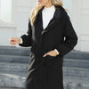 Flincter Hooded Fleece Trench Coat