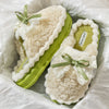 Malibu Bow Plush Slippers