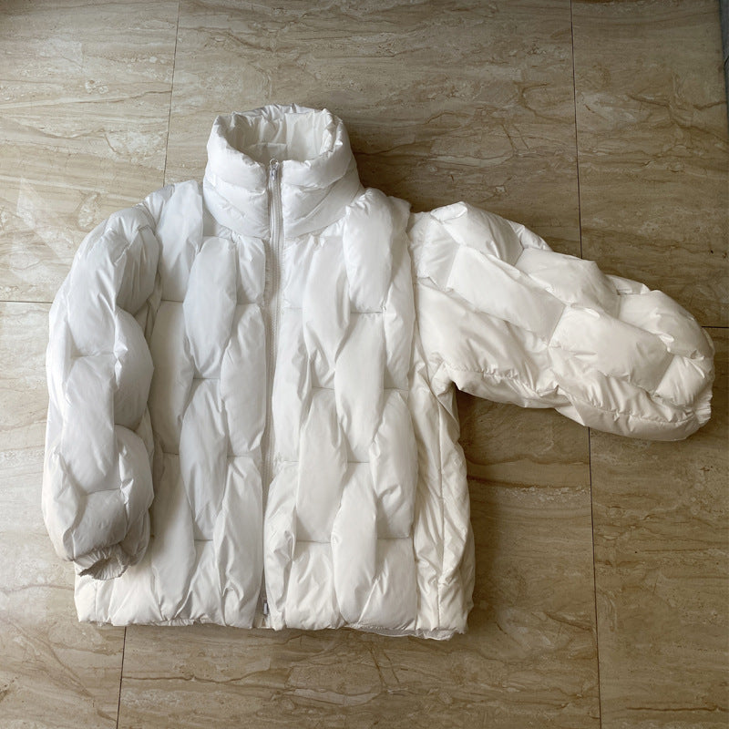Woven Twisted Down Cotton-padded Jacket