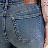 Judy Blue Mid Rise Flare Jeans with Front Flap Pockets
