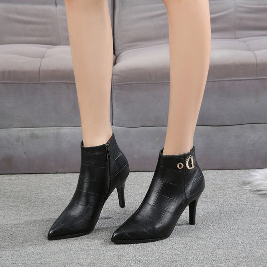 Martin Mode Ankle Boots"