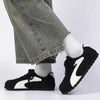 Contrast Lace Up Casual Sneakers