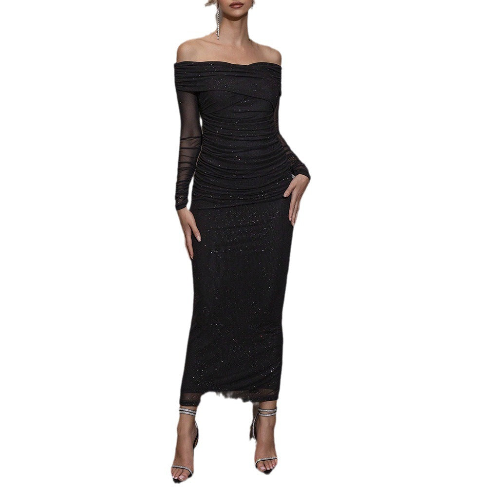 Starlit Temptation Mesh Gown