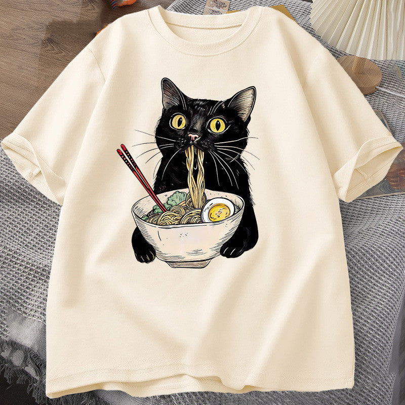 T-shirt graphique Noodle Meowster 