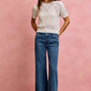 SO ME Seam Detail Mid Rise Stretch Denim Jeans