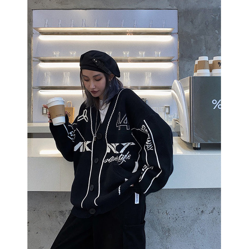 Street Code Oversized Cardigan