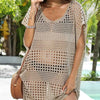 Crochet Knit Beach Cover Up Dress
