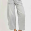 RISEN Slouchy Cropped Barrel Jeans