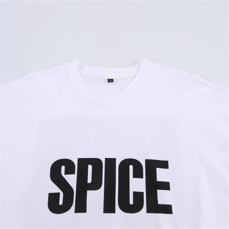 Spice Up Your Life Grafik-T-Shirt – Weiß