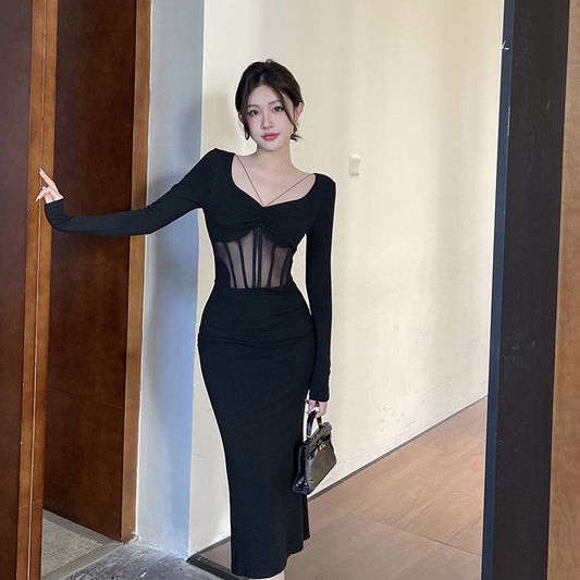 Rema Poplin Fishbone Hot Girl Dress