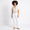 Understated Collared V-neck Top
