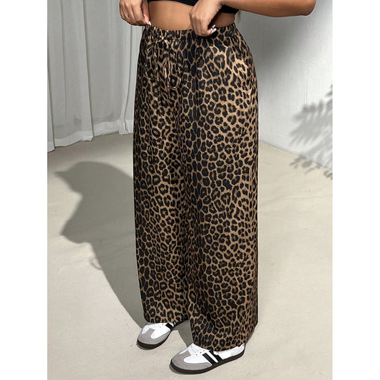Fierce Leopard Print Trousers
