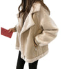 Carly Lambswool Motorcycle Coat