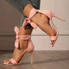 Open Toe Stiletto Sandals