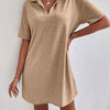 Johnny Collar Short Sleeve Polo Dress