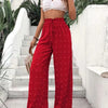 Boho Breeze Smocked Wide-Leg Pants
