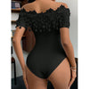 Sexy Lace Off Shoulder Bodysuit