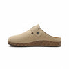 Chaussures à enfiler en daim à bout rond et boucle